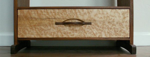 Liquor Cabinet bottom drawer detail