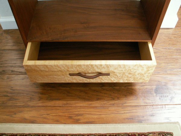 Liquor Cabinet open drawer